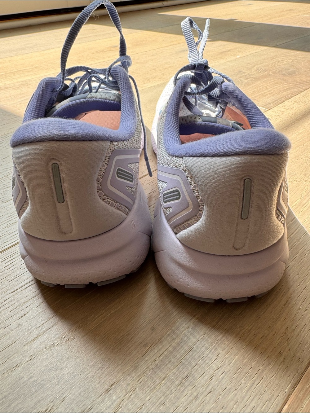 Brooks Women's Running Shoes in Lavender and Light Pink Accents - Picture 4 of 8